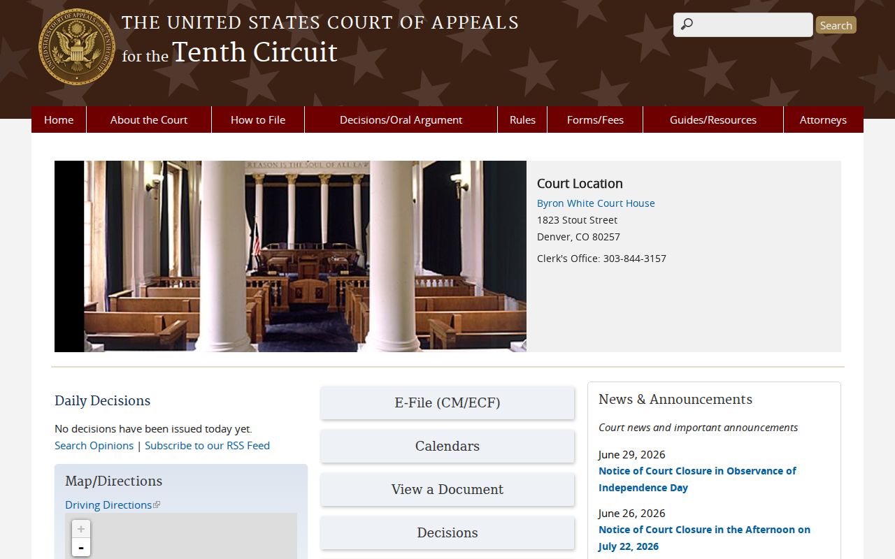 Morgan County District Court state cases compared with Tenth Circuit federal appeals