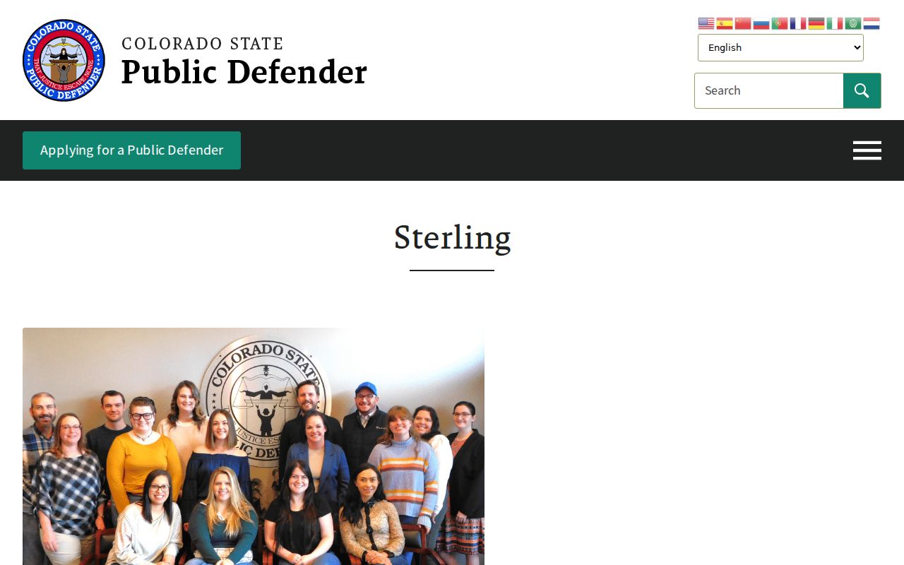 Morgan County criminal court records public defender Sterling office source